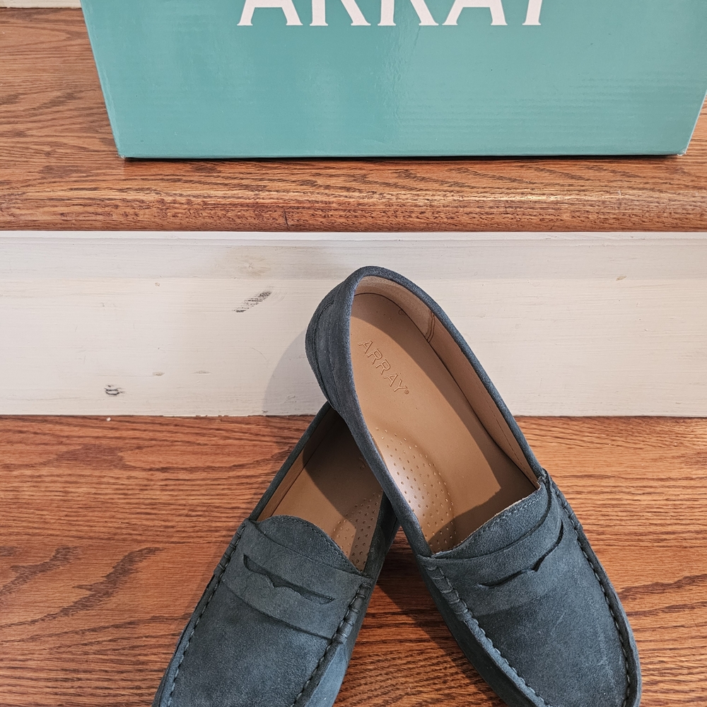 Array Men's Blue Loafers - Picture 9 of 10